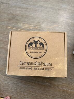 Grand Slam Men's Shaving Razor Set - Tan and Black